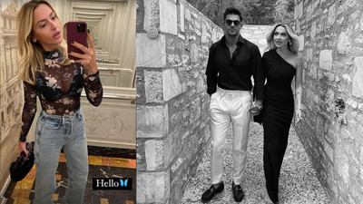 Hadise-Mehmet Dinçerler çifti Paris'te aşka geldi