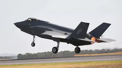 F-35 jeti Akdeniz'e düştü