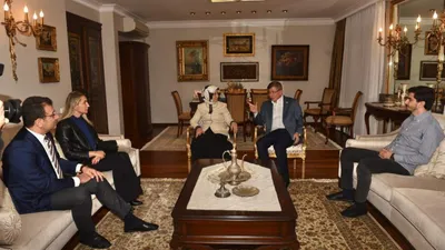 İmamoğlu'ndan Davutoğlu'na ev ziyareti