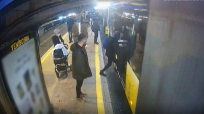 Metrobüs'te dehşet anları kamerada