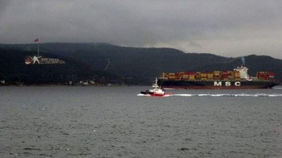 Çanakkale Boğazı'nda trafik durdu