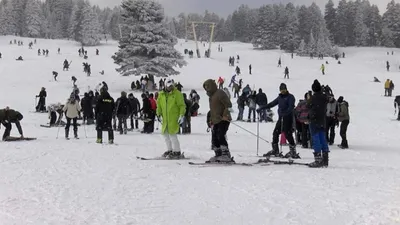 Uludağ'a akın! Tatilciler hücum etti