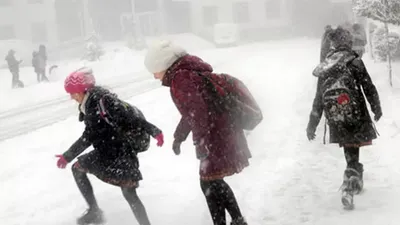 Çok sayıda ilde eğitime kar molası! İşte eğitime ara verilen iller
