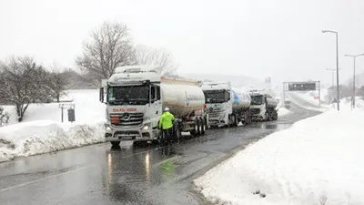 Bolu Dağı ağır taşıt geçişlerine kapatıldı