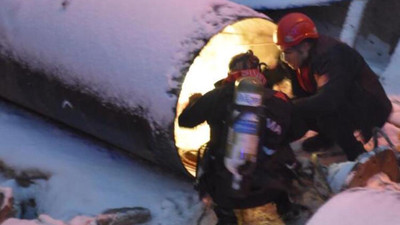 200 metrelik borunun içerisinde can pazarı kamerada
