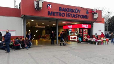 Bakırköy Metro İstasyonu'nda yangın paniği