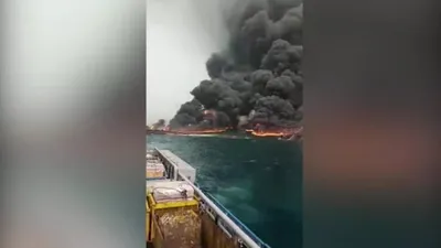 Petrol gemisinde büyük patlama