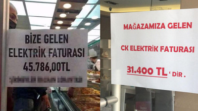Elektrik zamlarına isyan büyüyor! Esnaf camlarına bu yazıları astı