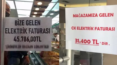 Elektrik zamlarına isyan büyüyor! Esnaf camlarına bu yazıları astı