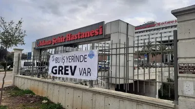 Sağlık çalışanları grevde