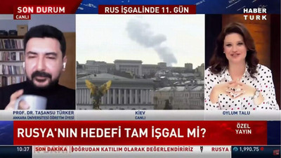 HaberTürk canlı yayınında ilginç hata