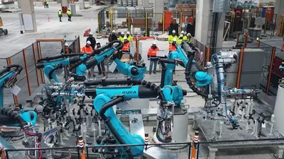 TOGG üretim tesisinden yeni görüntüler! Robotlar provalara başladı