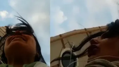 Kampüste dehşet anları: Kaçarken görüntüleri kaydetti