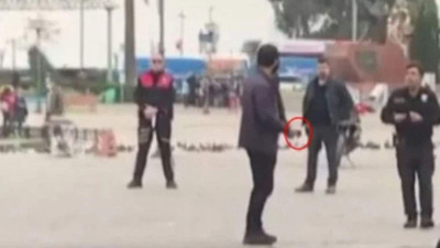Valilik önünde intihar girişimi