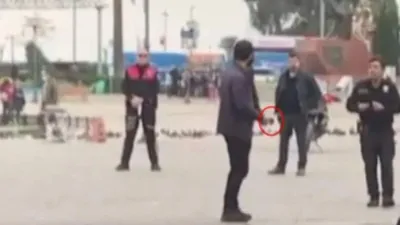 Valilik önünde intihar girişimi