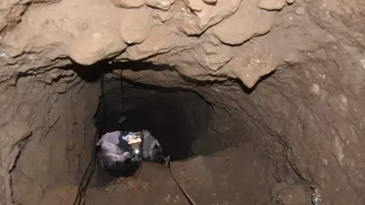 Defineciler 35 metre derinlikte yakalandı