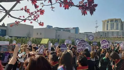 Danıştay'da kadınlara çok sert müdahale