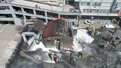 İstanbul'da sanayi sitesinde yangın!