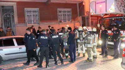 İstanbul'da 5 katlı binada yangın