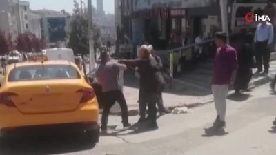 Bu sefer taksici değil, yolcu şiddeti kamerada