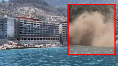 Marmaris'te tepki çeken yıkım! Dev oteli dinamitle havaya uçurdular
