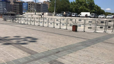 Gezi Parkı'na polis bariyerleri çekildi