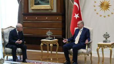 Erdoğan, Bahçeli'yi kabul etti