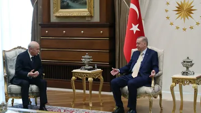 Erdoğan, Bahçeli'yi kabul etti