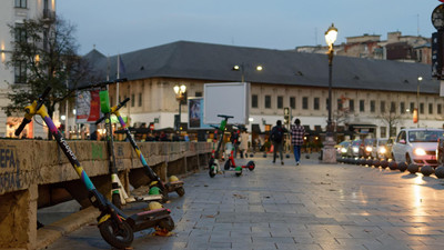 Ehliyetsiz elektrikli scooter kullanana ceza!