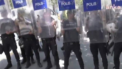 TÜİK önünde eylem, ortalık karıştı