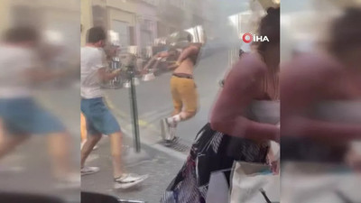 Plajda kabus! Tatilciler nereye saklanacağını şaşırdı