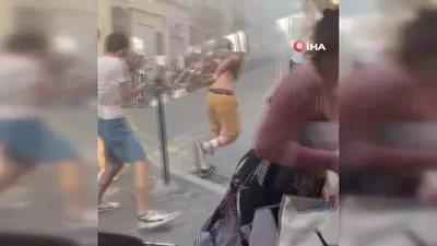 Plajda kabus! Tatilciler nereye saklanacağını şaşırdı