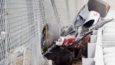 Formula 1 Britanya Grand Prix'sinde büyük kaza