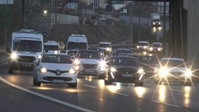 İstanbul’da bayram trafiği başladı