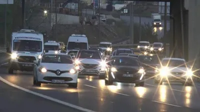 İstanbul’da bayram trafiği başladı