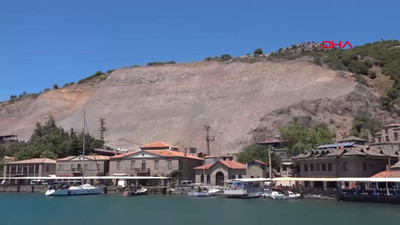 Assos'taki 15 aylık kaya ıslahı tamamlandı, sonuç kahretti