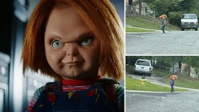 Chucky sokağa indi ortalık karıştı