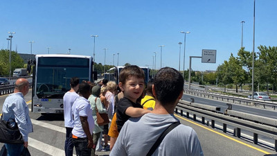 İstanbul'da metrobüs arızalandı