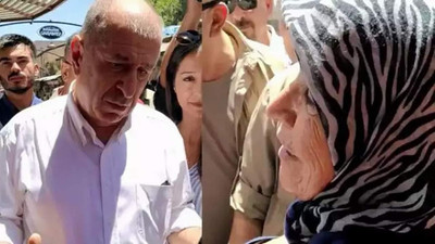 Suriyeli kadından Ümit Özdağ'a teşekkür