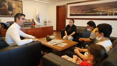 LGS birincisinden Başkan Gökhan Yüksel’e ziyaret