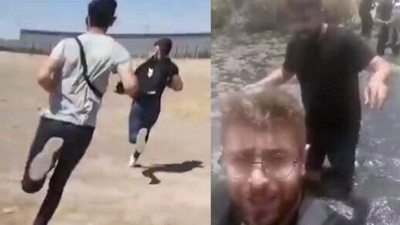 Sınırdaki kaçak Türklerin görüntüleri olay oldu