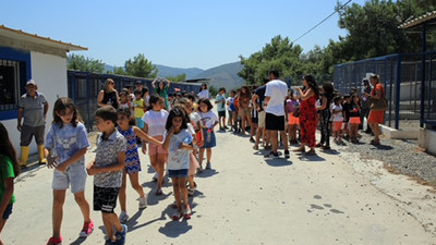 Bodrum'da 80 minik yürek, can dostlarıyla buluştu