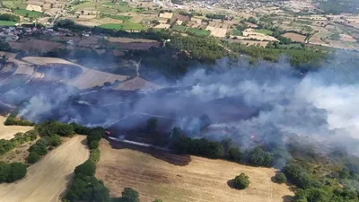 Çanakkale’de orman yangını