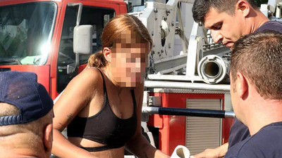 17 yaşındaki genç kız yangında mahsur kaldı: İmdadına itfaiye ekipleri yetişti