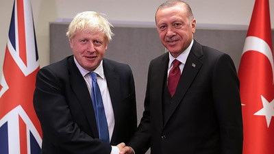 Cumhurbaşkanı Erdoğan, İngiltere Başbakanı Johnson'la görüştü