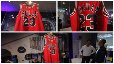 Michael Jordan'ın ''son dans'' forması rekor fiyata satıldı