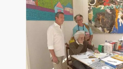 Ali Koç'tan Bedri Baykam'a ziyaret