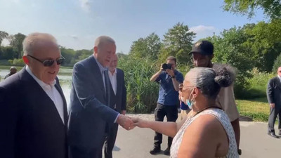 Erdoğan Central Park'ı gezdi; Amerikalılara ''sigara'' uyarısı yaptı