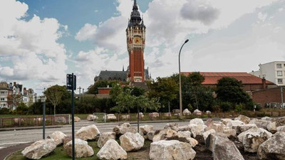 Avrupa'nın kalbinden şoke eden görüntü; taşdevri gibi1