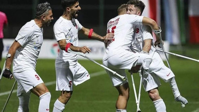 Harikasınız gençler! Ampute Futbol Milli Takımı, Liberya'yı 5-0 yendi